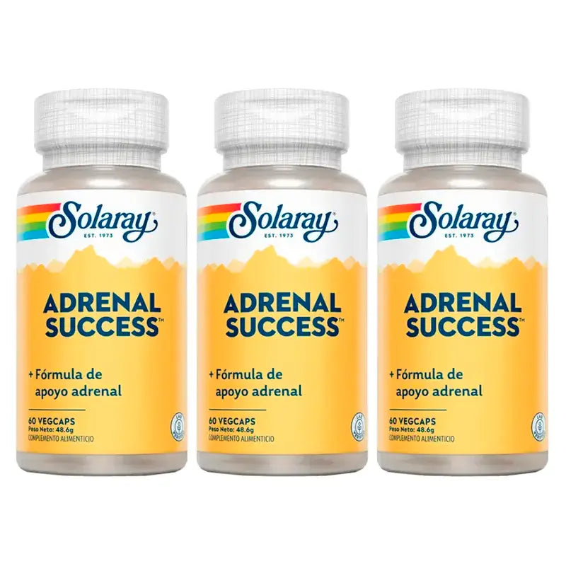 Solaray Adrenal Success Supplement Pack 3 x 60 Capsules