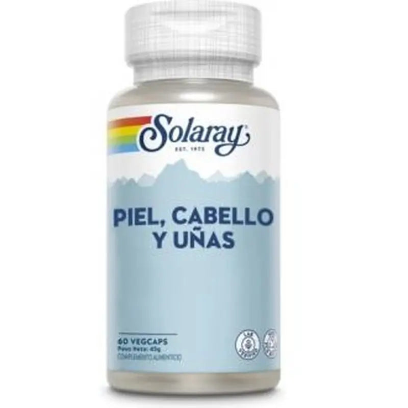 Solaray Skin Hair Nails 60Vcaps.