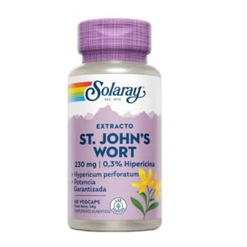 Solaray St. John´S Wort (Hypericum) 60 Cápsulas