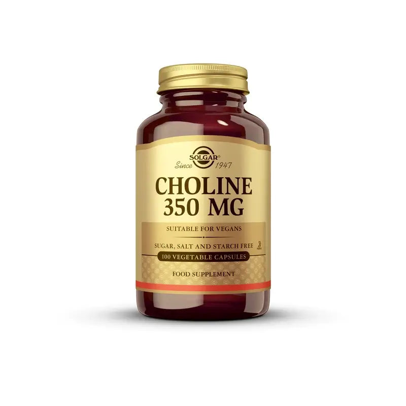 Solgar Choline 350mg, 100 Capsules