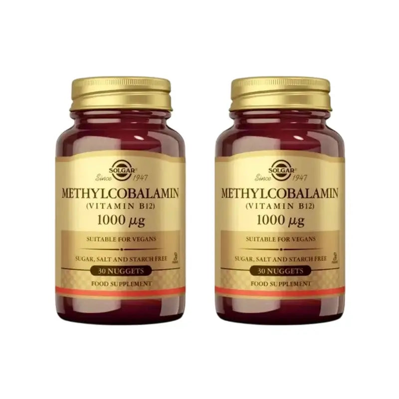 Solgar Methylcobalamin 1000 Mcg, 2X30 Comprimés