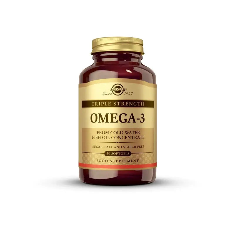 Solgar Omega-3 Triple Concentration, 50 gélules