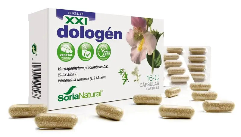 Soria Natural 16-C Dologen Liberacion Prolongada, 30 Cápsulas