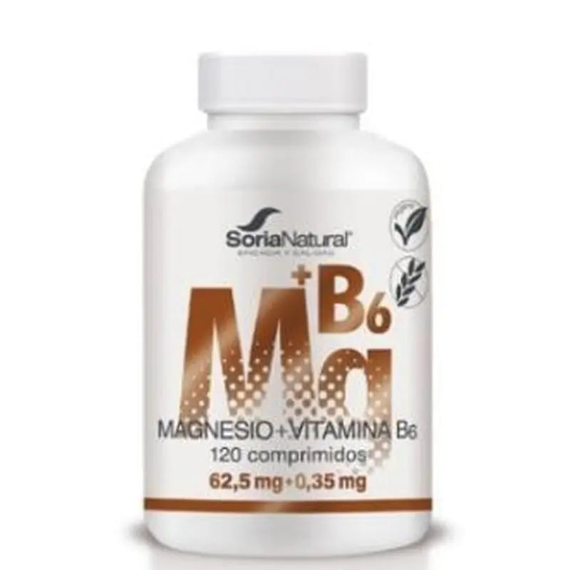 Soria Natural Magnesio+Vit B6 Liberacion Sostenida 1550Mg 120Com