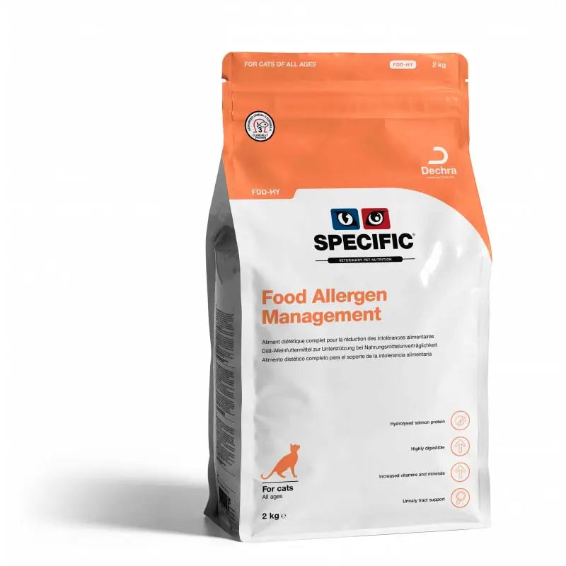 Specific Feline Adult Fdd-Hy Allergen Management, 2 kg, nourriture pour chats