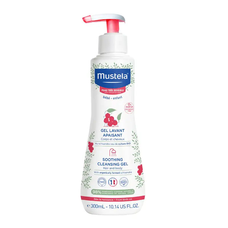 Mustela Creamy Comfort Bath Gel with Organic Schisandra, 300 ml