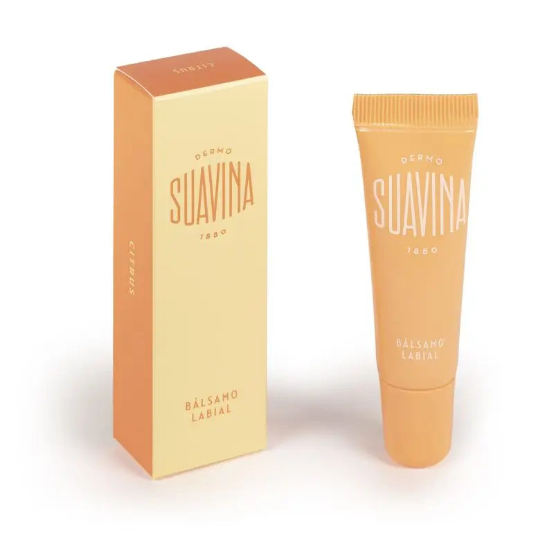 Suavina Idermo Baume à lèvres Citrus Tube, 12 ml