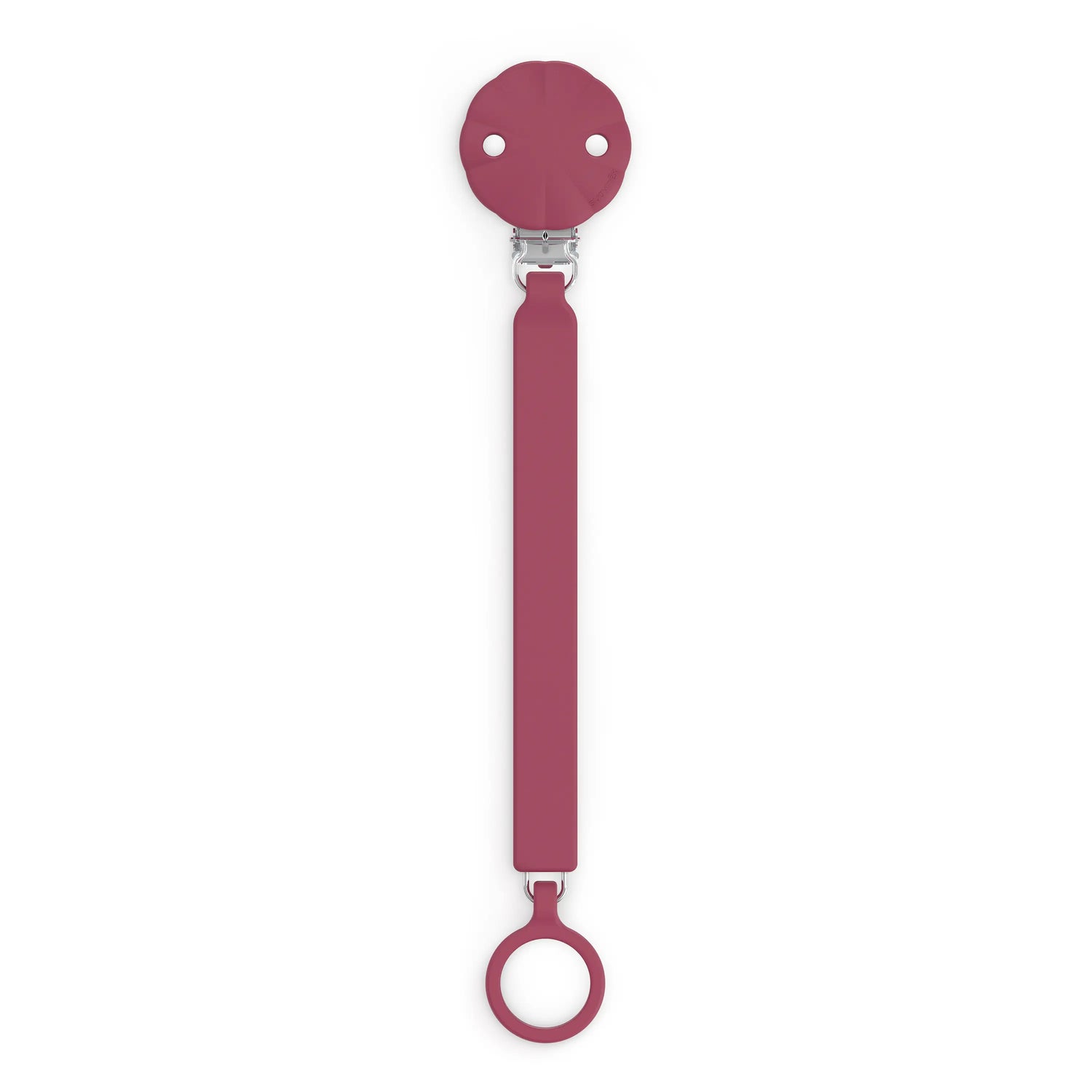 Suavinex Wonder Pacifier Holder, Viva Magenta, +0 mois, 1 unité