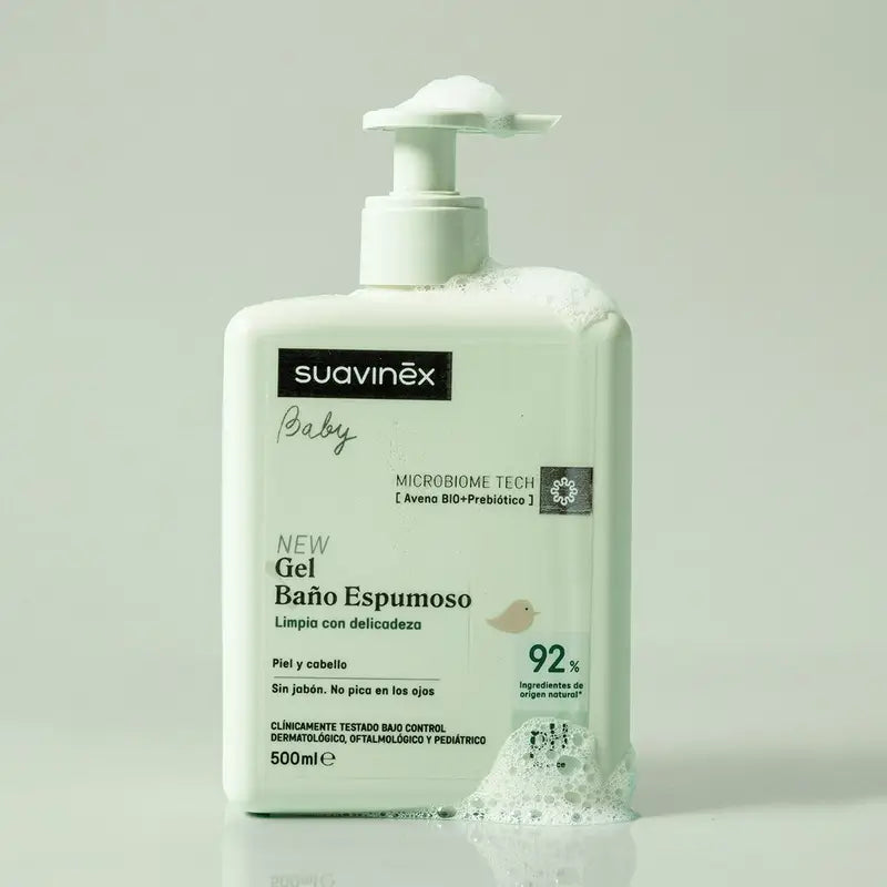 Suavinex Baby Gel de bain moussant, 500 Ml