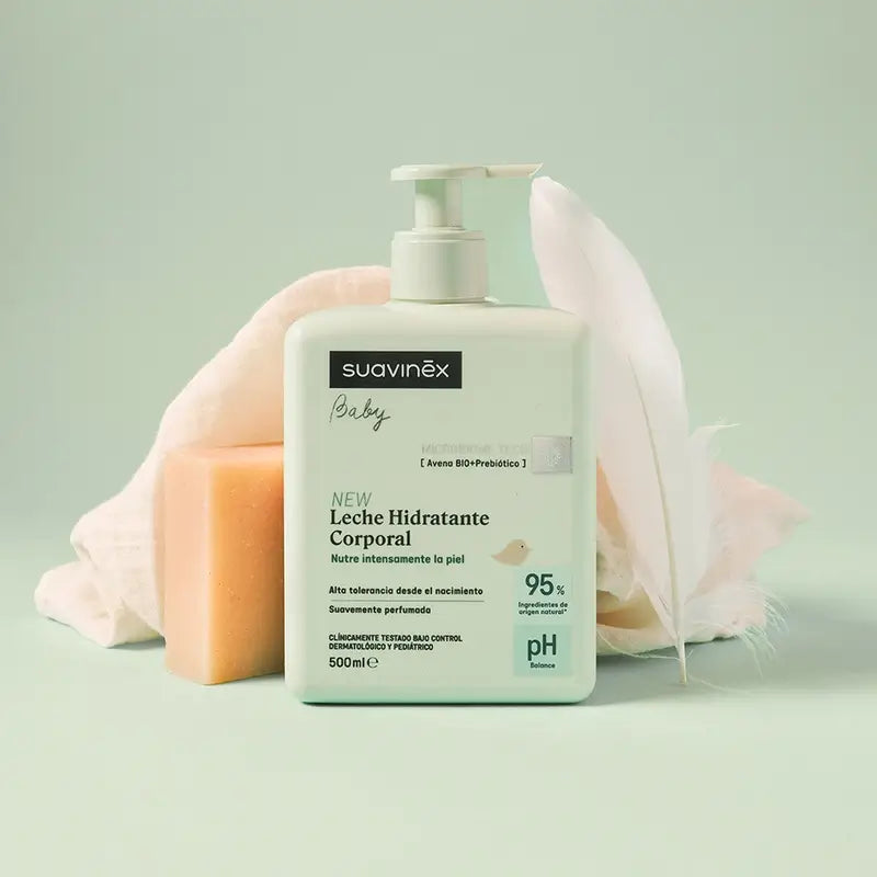 Lait corporel hydratant Suavinex Baby, 500 ml