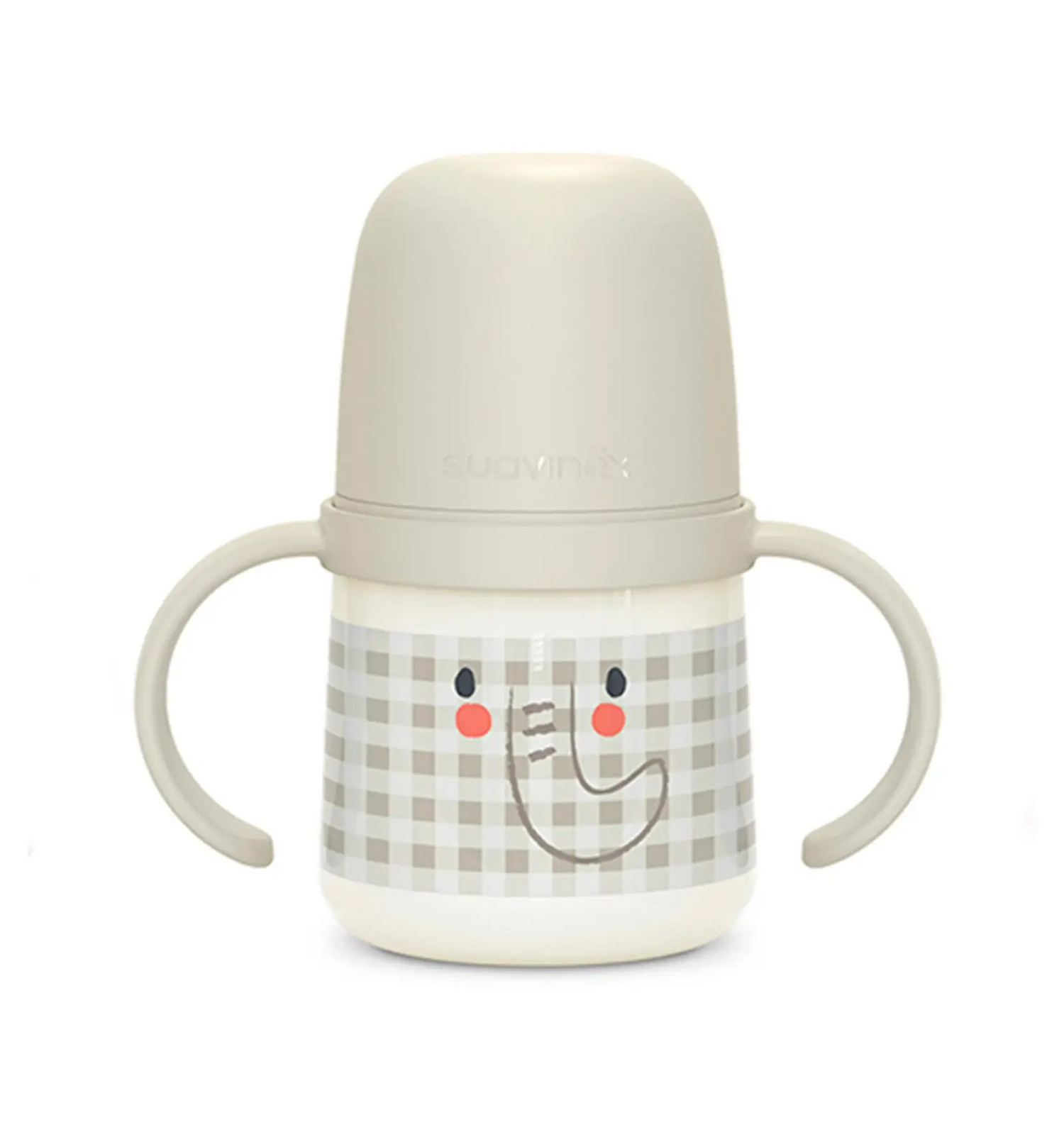 Suavinex Baby Learning Cup, anti-colique, +6 mois, gris, 1 unité