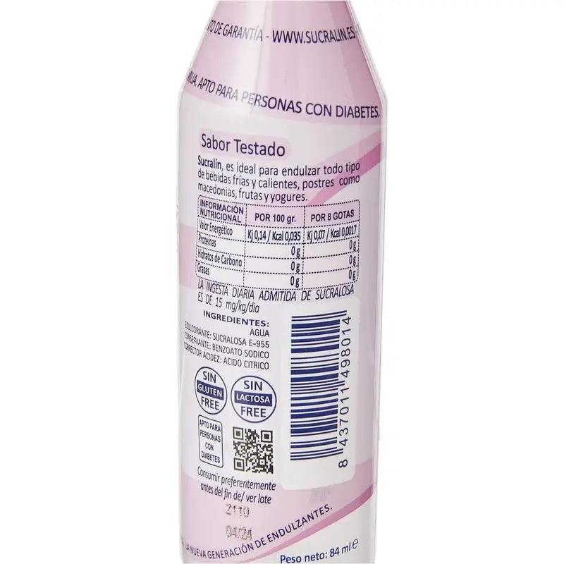 Sucralin Sucralin liquide 84 Ml , 84 ml