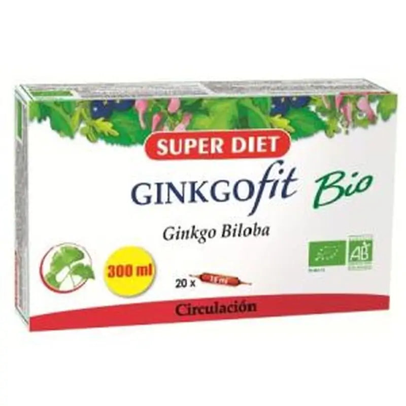 Superdiet Ginkgofit Biloba 20Amp.