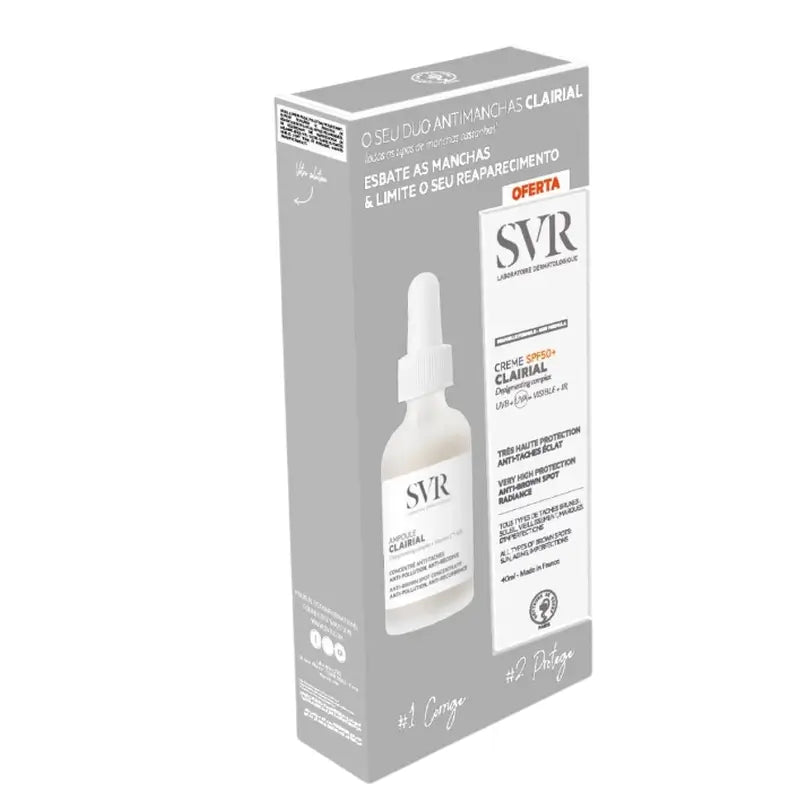 Svr Ampoule Clairial, 30 Ml + Crème Spf50+, 40 Ml
