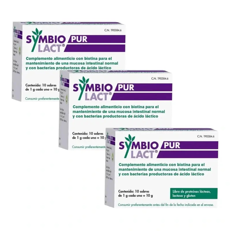Symbiopharm Symbiolact Pur, lot de 3 x 10 sachets