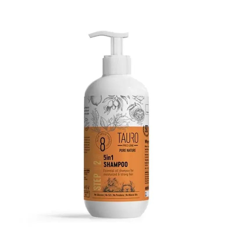 Shampoing hydratant 5-en-1 Tauro Pro Line, 400 ml