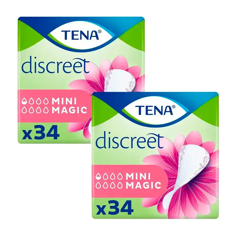 Tena Pack Lady Mini Magic, 2 X 34 unités