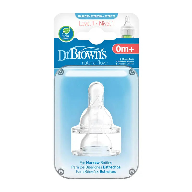 Dr.Brown's Teat Options+ Teat Level 1 Standard, 2 units