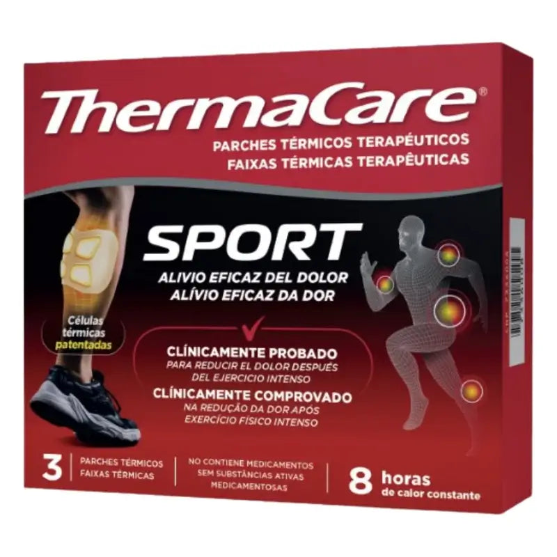 Thermacare Sport, 3 patchs
