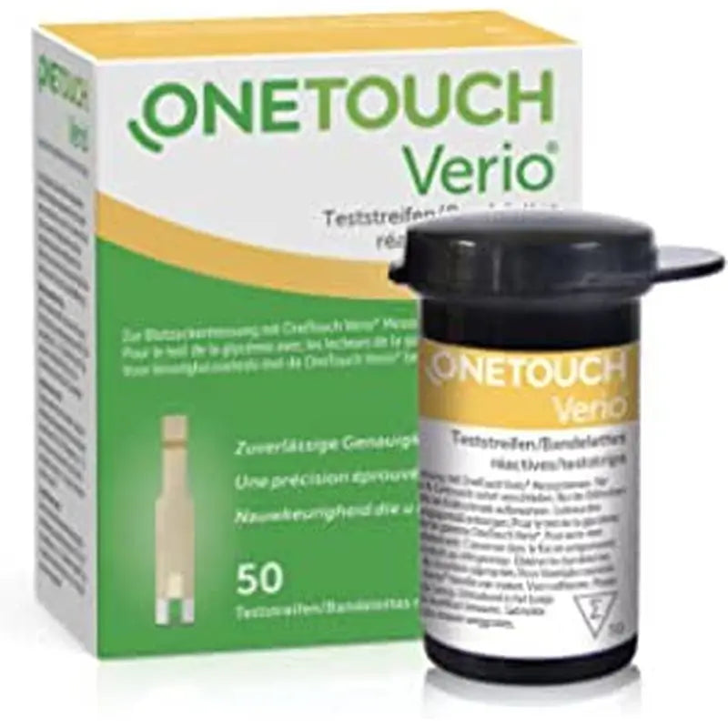 Onetouch Verio Blood Glucose Test Strips 50 strips