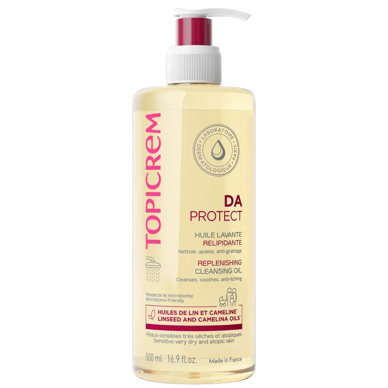 Topicrem Da Huile démaquillante relipidante, 500 ml