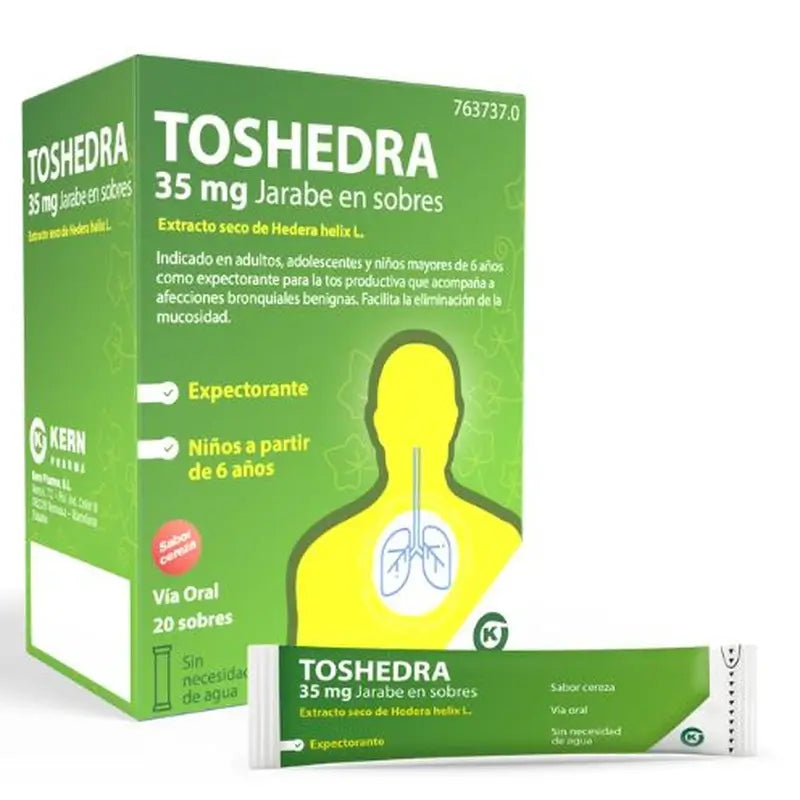 Toshedra 35 Mg Sirop, 20 sachets de 5 ml