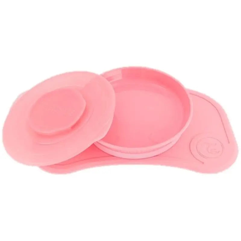 Twistshake Mini Mantel + Plato Rosa