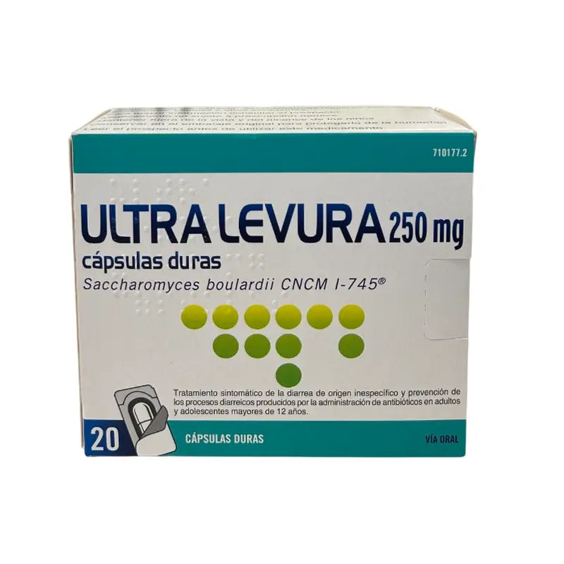 Ultra Levura 250 mg, 20 gélules