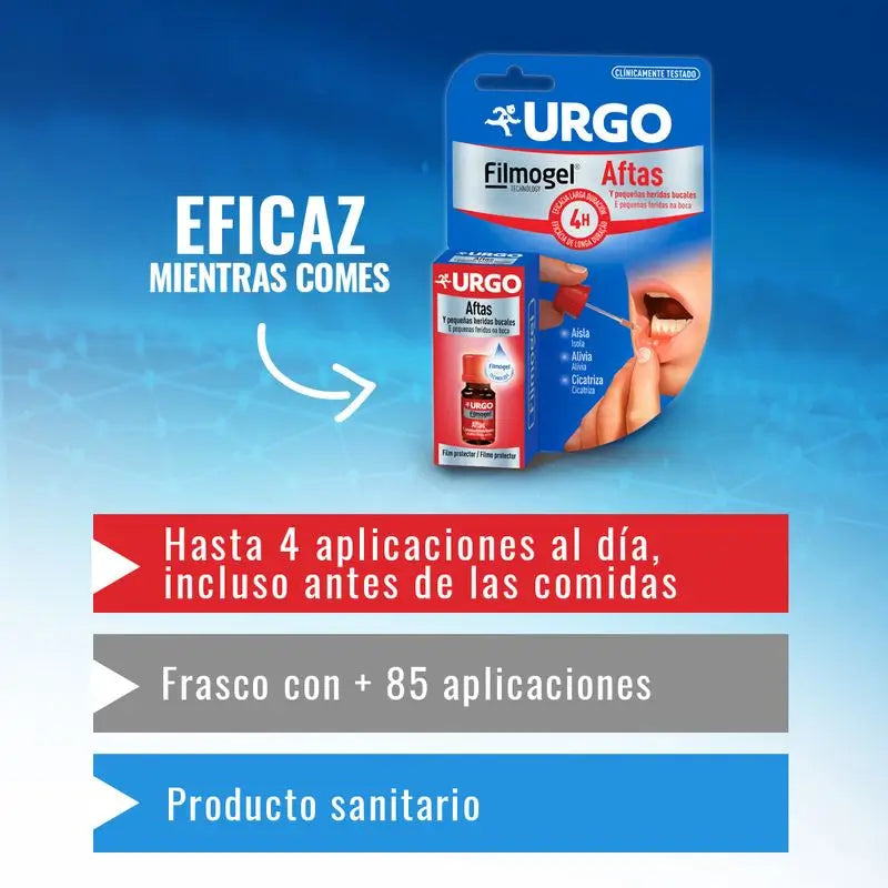 URGO Filmogel contre les aphtes, flacon de 6 ml