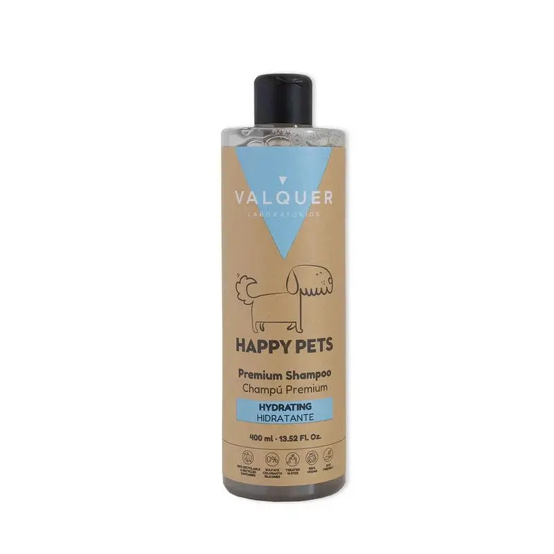 Valquer Laboratories Pets Premium Shampooing Hydratant, 400 ml