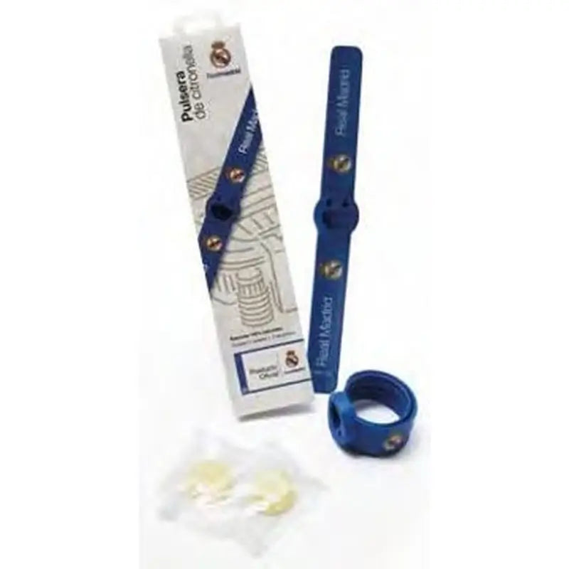 Bracelet anti-moustiques Vaza 2 pilules Real Madrid, 1 unité