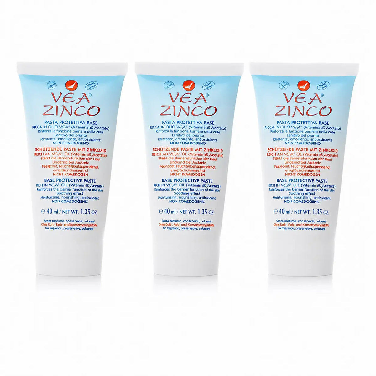 Voir Zinco Pâte protectrice 40 ml, lot de 3