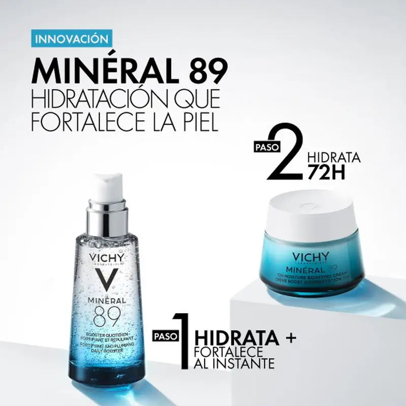 Vichy Minéral 89 Crème hydratante 72H Light, 50 ml