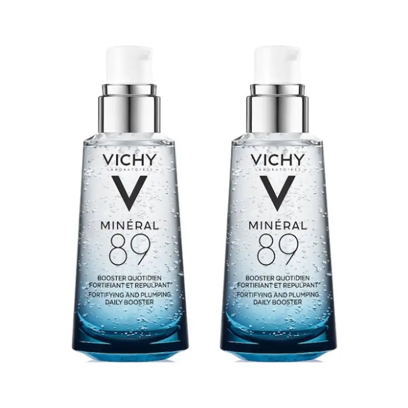 Vichy Minéral 89 Soin hydratant intense pour le visage, 2x75 ml