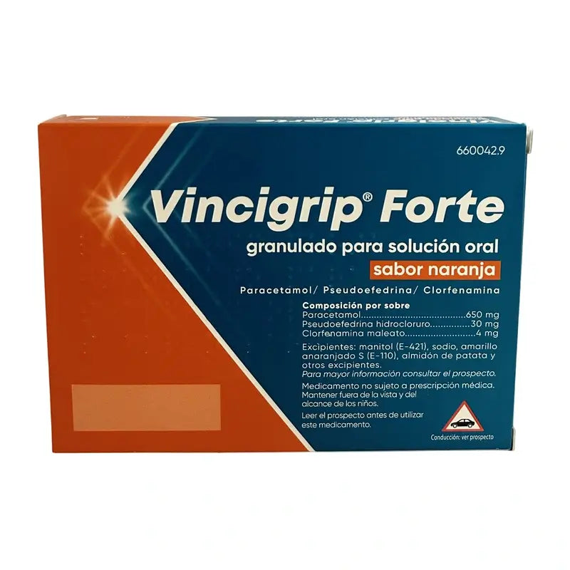 Vincigrip Forte Solution Orale Orange 10 sachets