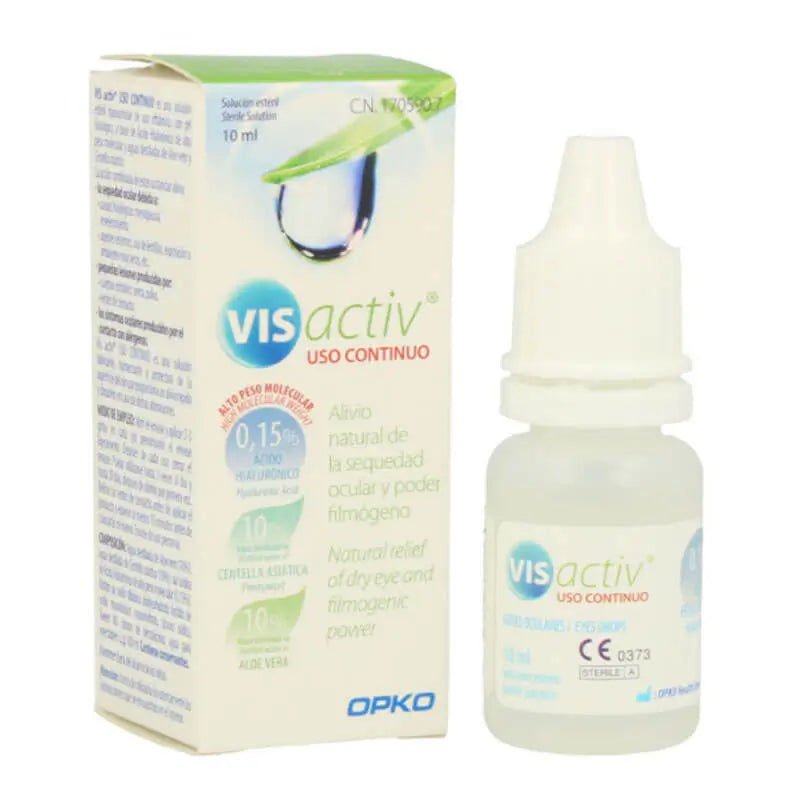 OPKO VISactiv Sterile Continuous Use Eye Drops HU 10 Ml
