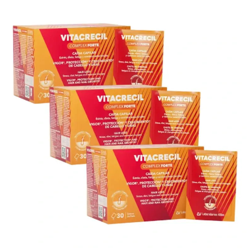 Vitacrecil Complex Forte, Pack 3 x 30 sachets