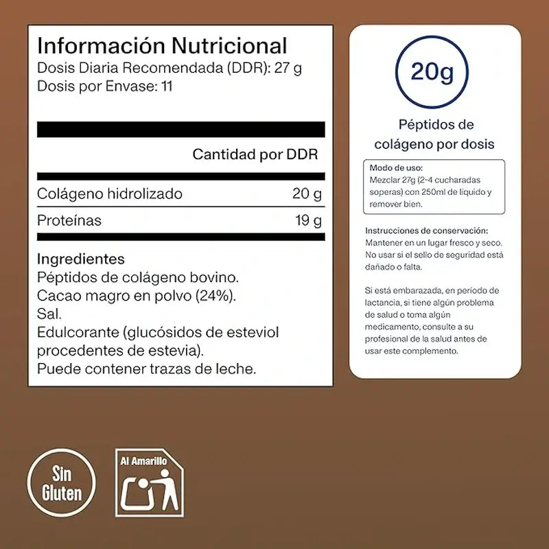 Vital Proteins Duplo Collagen Peptides Chocolate Flavour, 2x 297 g