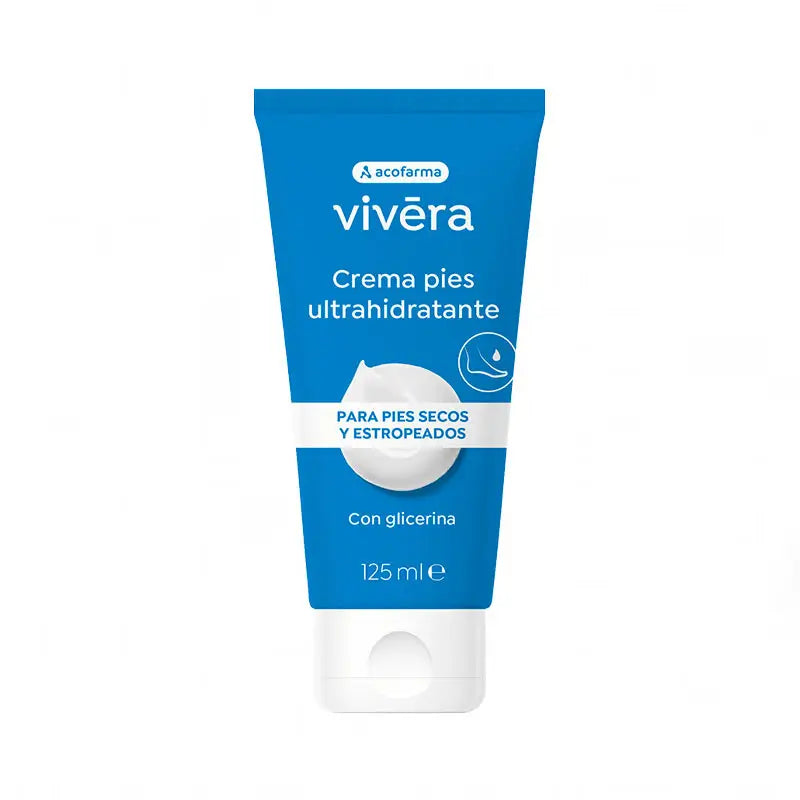 Vivera Dry Feet Moisturising Cream, 125 ml