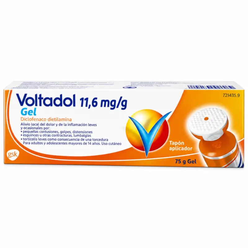 Voltadol Gel topique avec bouchon applicateur 75 g