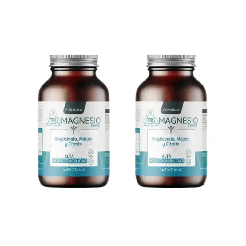 Webotanix Magnésium Triple Formule, 2X60 Capsules