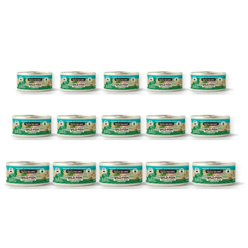 Wild Balance Philosophy Fish Barf pour chats, 120 g, paquet de 6