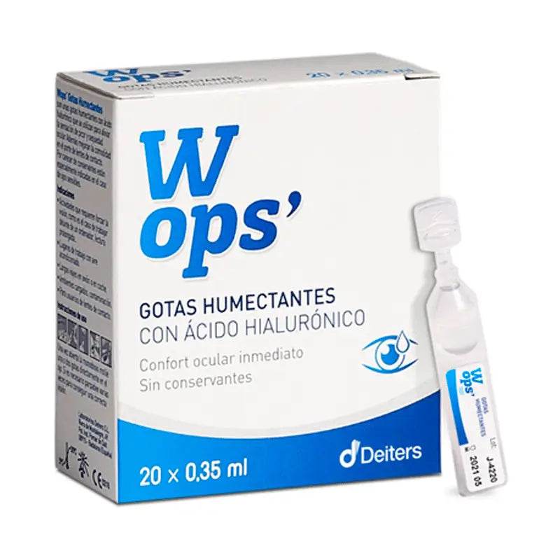 Wops' Moisturising Drops 20X0,35 ml
