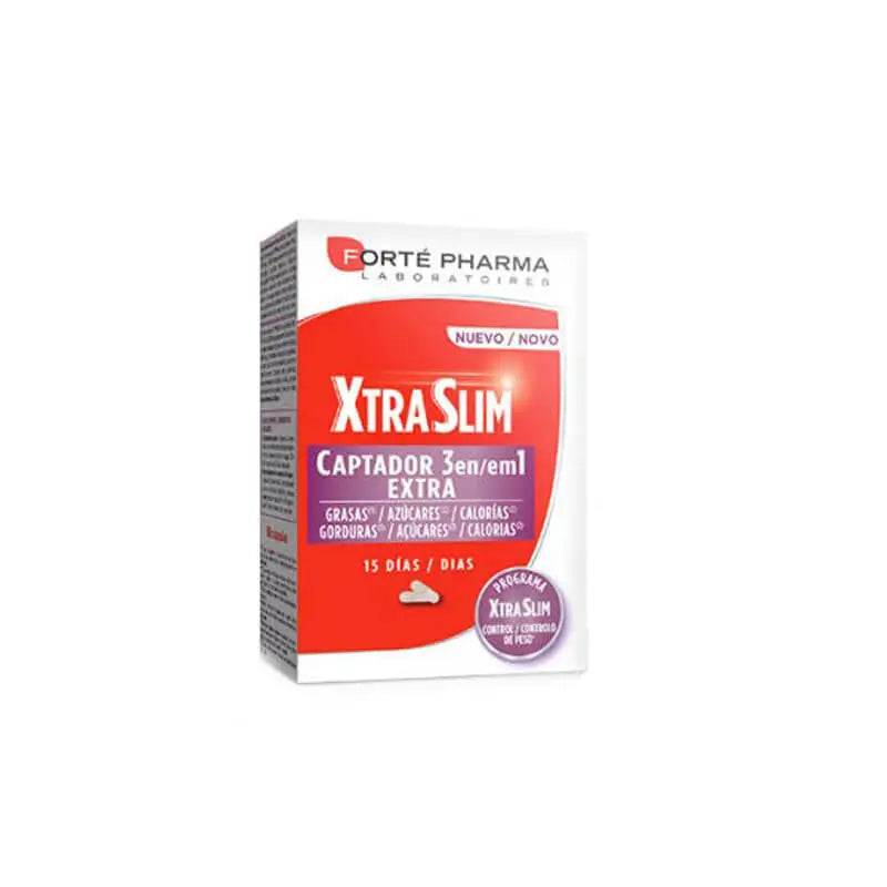 Forté Pharma Xtraslim Captador 3 In 1, 60 capsules