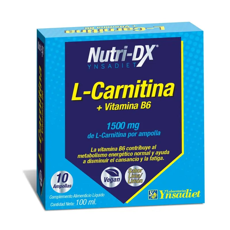 Ynsadiet L-Carnitine 1500Mg. 10Amp. Nutri-Dx