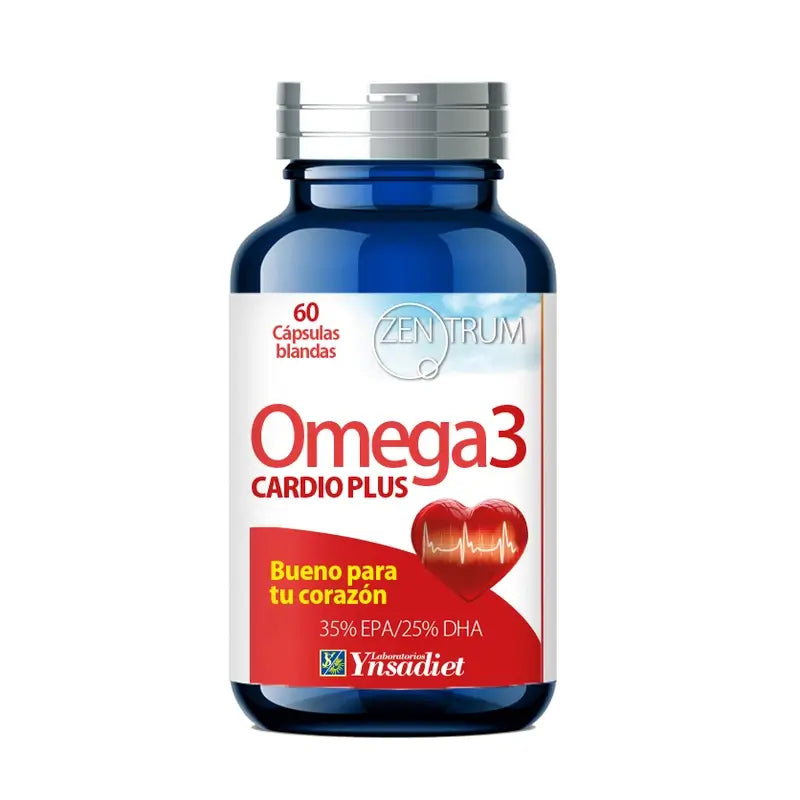 Ynsadiet Zentrum Cardio Plus Oméga 3, 60 gélules