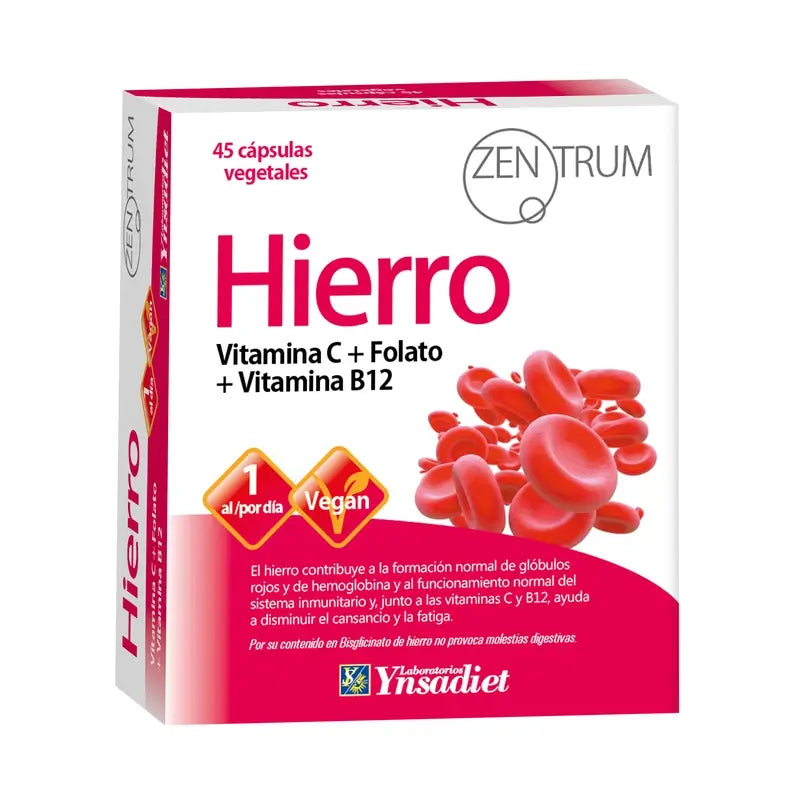 Ynsadiet Zentrum Iron, 45 gélules