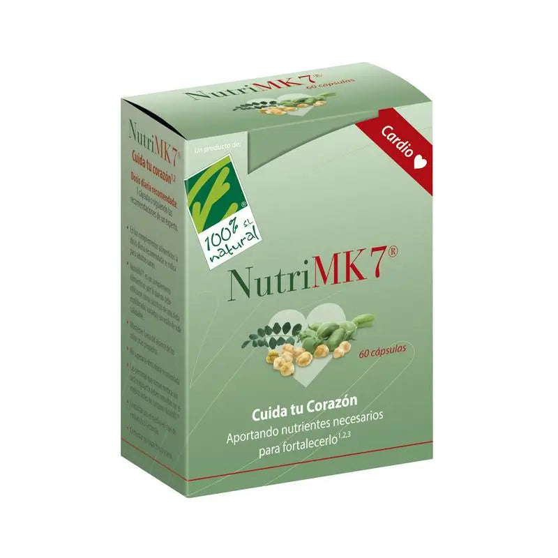 100%Natura Nutrimk7 Cardio , 60 capsules