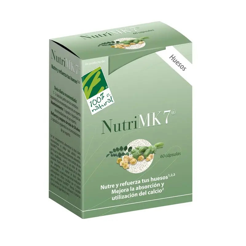 100%Natura Nutrimk7 Bones , 60 capsules