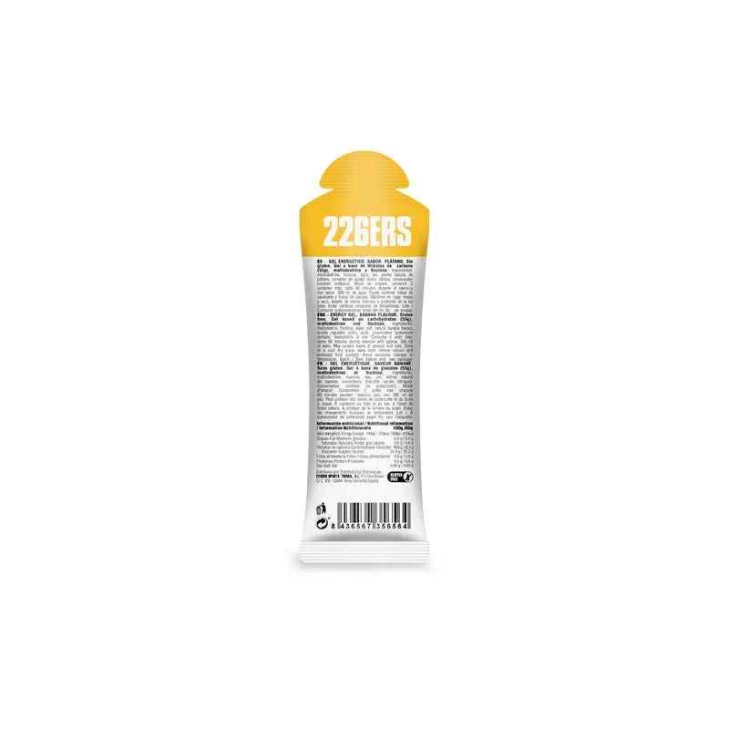 226Ers Gel à haute teneur en fructose Banane , 80 grammes